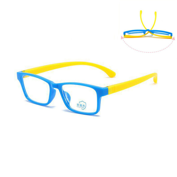 Zilead Square Anti-blue Light Kids Glasses Optical Frame Children Boy Girls Computer Transparent Anti Blocking Light Eyeglasses