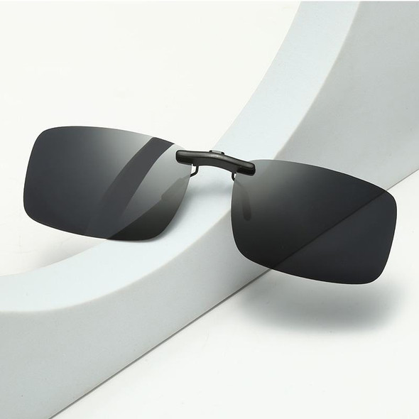 Rimless Flip Up Clip On Sunglasses Men Women Polarized Driving Fishing Cycling Night Vision Glasses Myopia Clip on Eyeglasses