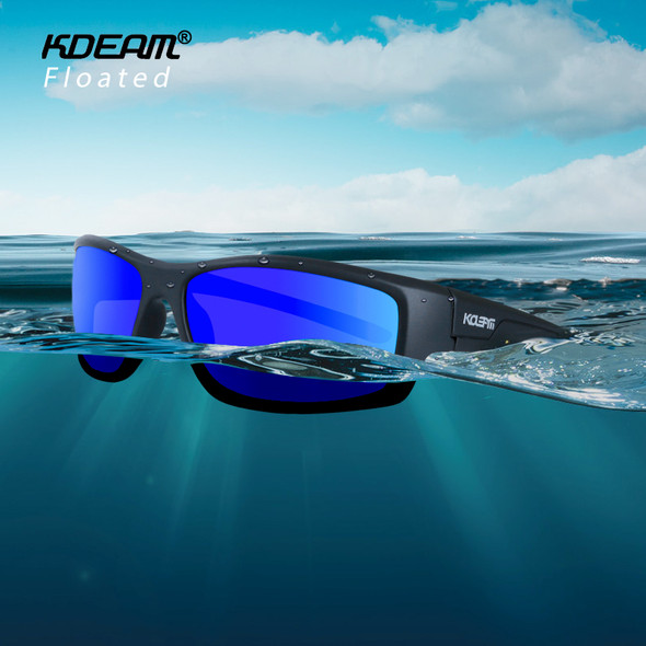 KDEAM Highly Performance Floating Polarized Sunglasses Men Sports Sun Glasses Perfect Companion for Any Active Waterman