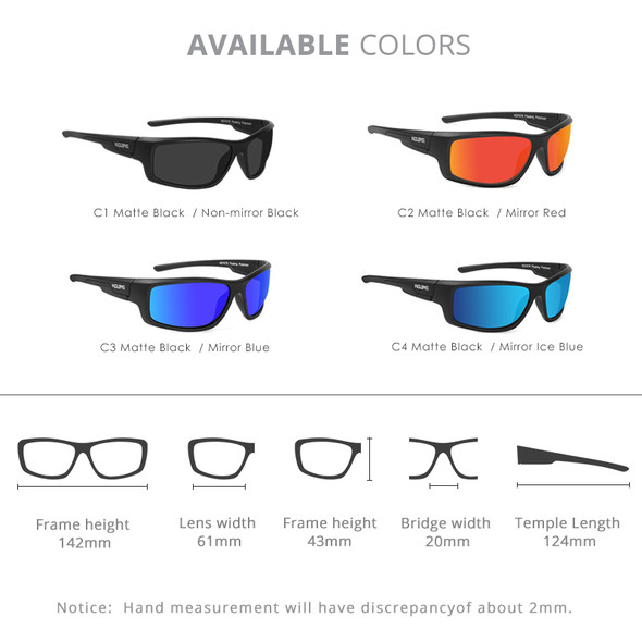 KDEAM Highly Performance Floating Polarized Sunglasses Men Sports Sun Glasses Perfect Companion for Any Active Waterman
