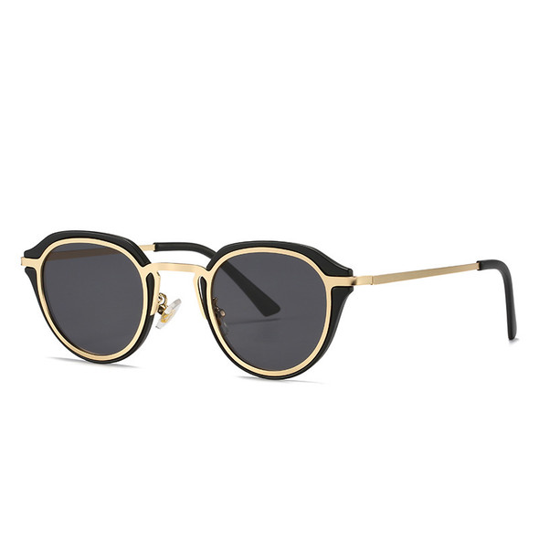 2024 New Fashion Classic Round Women Sunglasses Personalized Metal Leg Design Retro Ocean Film Men's Outdoor Driving Glasses 2024 New Fashion Classic Round Women Sunglasses Personalized Metal Leg Design Retro Ocean Film Men's Outdoor Driving Glasses