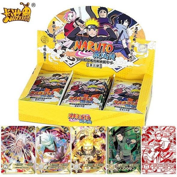 The New KAYOU Naruto Card The Chapter of Soldiers Naruto Bronzing Inheritance Collection BP Card Children's Gift Collection Card