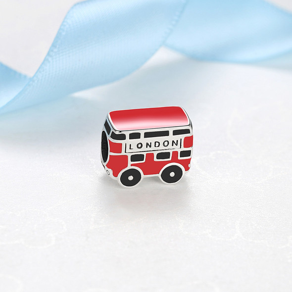 Original 925 Sterling Silver Charm Bead Travel London Bus Camera Suitcase Paris Charms Fit Pandora Bracelets Women Diy Jewelry