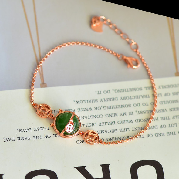 Braclets Woman Chains Charm Couple Hanging Luxury Hetian Jade Brand Original Silver Tous 925 New Pendant Bracelet Sale Sterling