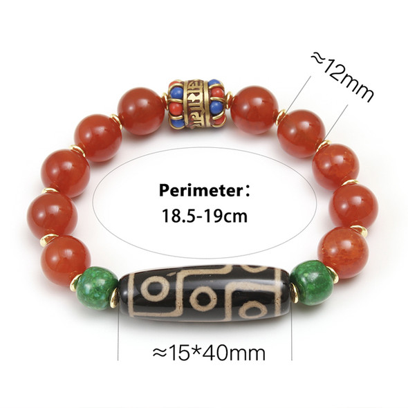 Farsighte Star Natural Stone Dzi Agate Bracelet Women Men Healing Beaded Stretch Bracelet Yoga Balance Lucky Jewelry Farsighte Star Natural Stone Dzi Agate Bracelet Women Men Healing Beaded Stretch Bracelet Yoga Balance Lucky Jewelry