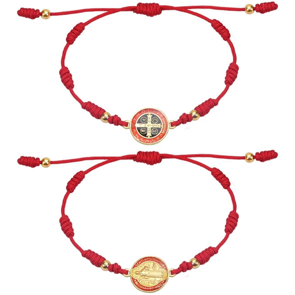 Religious Mary Handrope Mary/san Benito/santa Judea Da Tadeo Bracelet Rosary Bracelet Gift for Ladies Men Boys and Girls K3ND