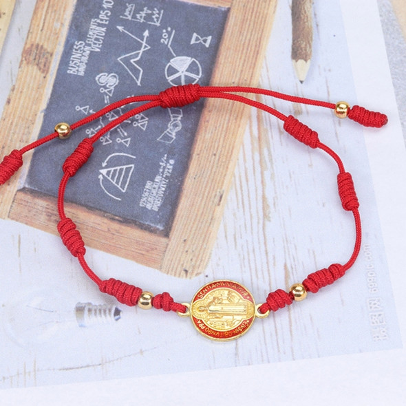 Religious Mary Handrope Mary/san Benito/santa Judea Da Tadeo Bracelet Rosary Bracelet Gift for Ladies Men Boys and Girls K3ND