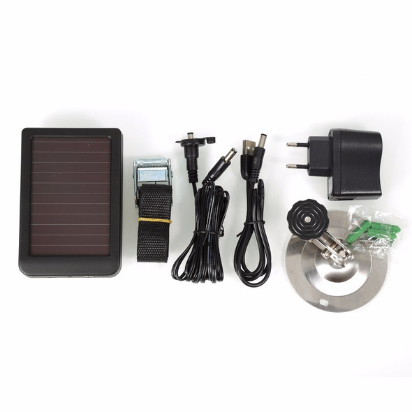 Solar Panel Charger External Powered Power Supply For 9v 12v Hunting