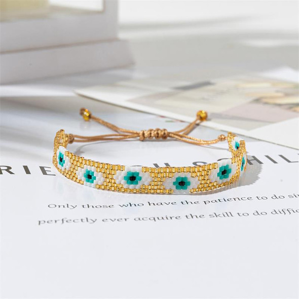 Evil Eye Braided Bracelet Lucky Khaki Black Color Thread Couple Chain Handmade Prayer Bangles Pulsera Jewelry Gift for Friend