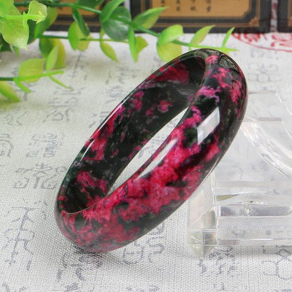 Chinese Natural Color Hand-carved Jade Bracelet Fashion Women&#39;s Jewelry Wide Strip Plum Jade Bracelet Fengshui Accessories