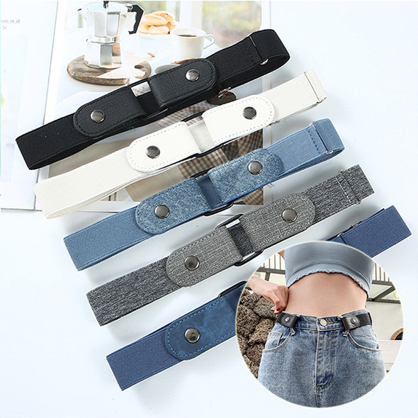 New Adjustable Stretch Elastic Waist Band Invisible Belt Buckle-Free Belts for Women Men Jean Pants Dress No Buckle Easy To Wear