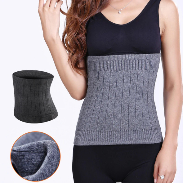 Warmer Wool Waist Support Cashmere Waist Belts for Fitness Comfortable Lumbar Brace Stomach Cold Stomach Protection Sport Safety