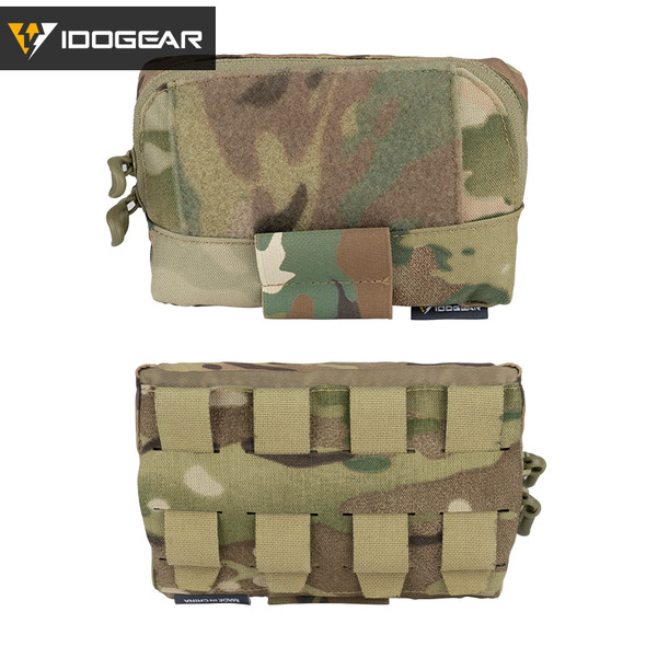 IDOGEAR Tactical Admin Pouch MOLLE EDC Bag Utility Pouch Multi-Function Waist Bag Belt-Pouch 35103