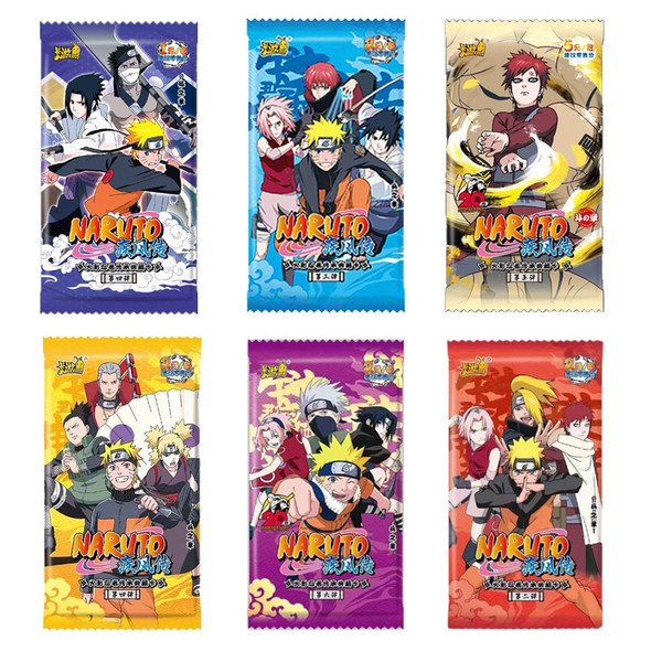 One Pack Genuine Naruto Carded Complete Collection Series Card Fight Chapter Cards Pro Chapter Childrens Toy Game Gift