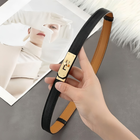 Width 1.8cm Women Belts Brand Designer Luxury Belt for Women High Quality Cowhide Leather Female Belt 2024 New