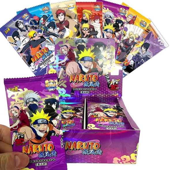 Random Naruto Anime Card Array One Pack Chapter Rare BP MR Cards Character Collection Carded Children's Toy Gift