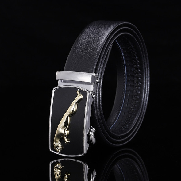 Mens Fashion PU Alloy Square Buckle Business Leisure Belts Elegant Black Belts Male Jean Pants Waistband Metal Buckle