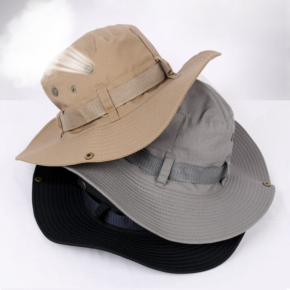 Men Fishing Wide Brim Neck Flap Cover Sun Hat Bucket Hat Hiking Cap