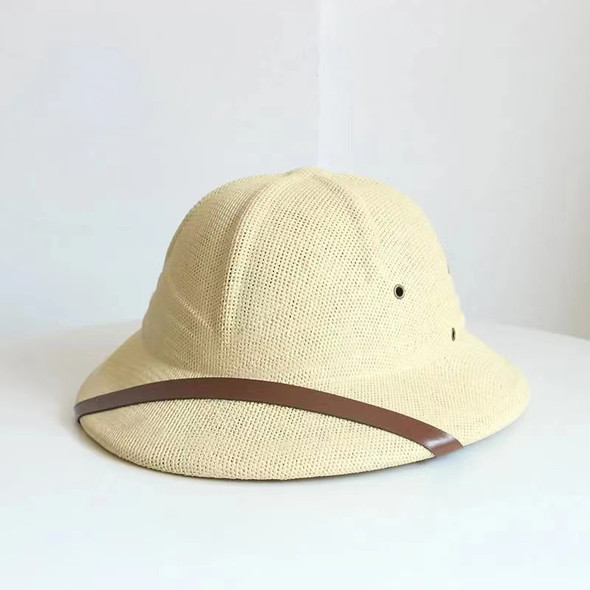 2024 Fashion Vietnam War Army Hat Women Men British Explorer Straw Helmet Summer Boater Bucket Sun Hats Unisex Jungle Miners Cap