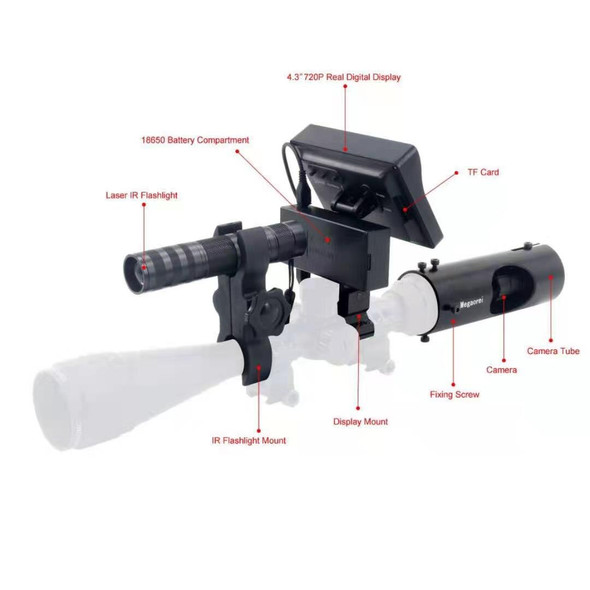 Infrared Light Flashlight Night Vision | Megaorei Infrared Laser