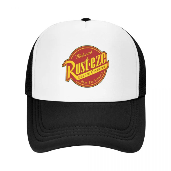 Rusteze sticker from Cars Baseball Cap New In The Hat Big Size Hat Men Caps Women's