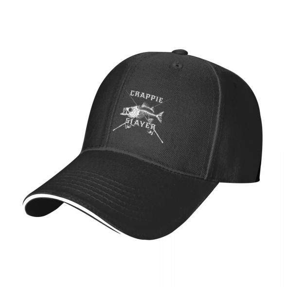 crappie slayer Baseball Cap Snap Back Hat Beach Mens Caps Women's