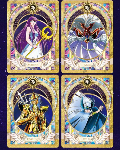 KAYOU Saint Seiya Collection Cards Original TOEI ZERO Tcg Anime Playing Card Table Board Toys for Family Children Christmas Gift