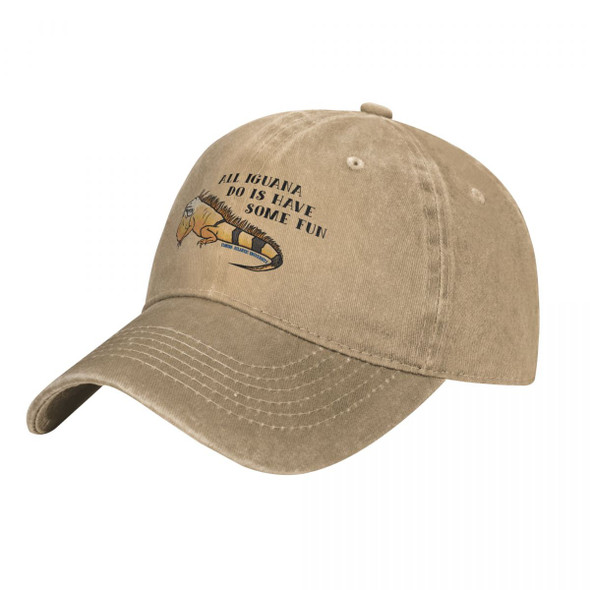 FAU All Iguana Do Is Have Some Fun - Florida Atlantic University Cap Cowboy Hat fur hat ny cap mens cap Women's