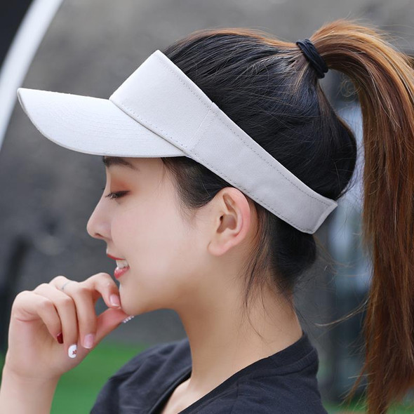 Sun Hat Women Baseball Cap Summer White Sun-Proof Caps Empty Top Visors Seaside Outdoor Sport Tennis Golf Hat