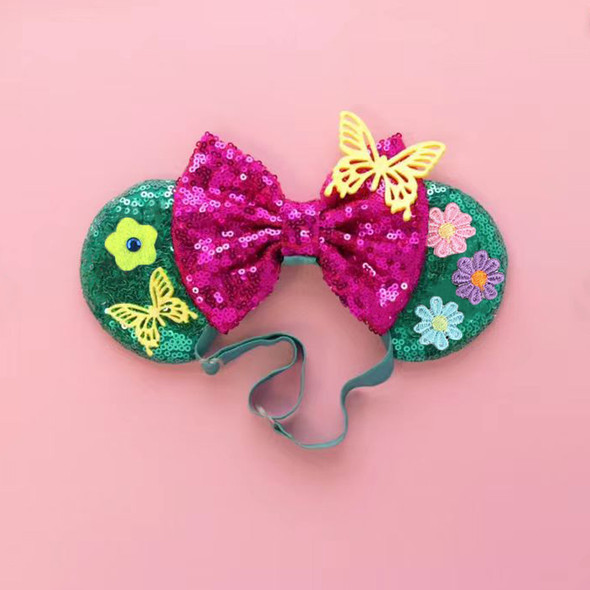 2024 Chic Mouse Ears Elastic Headband For Adult And Kids Bow Nylon Hairband Festival Party Cosplay DIY Hair Accessories