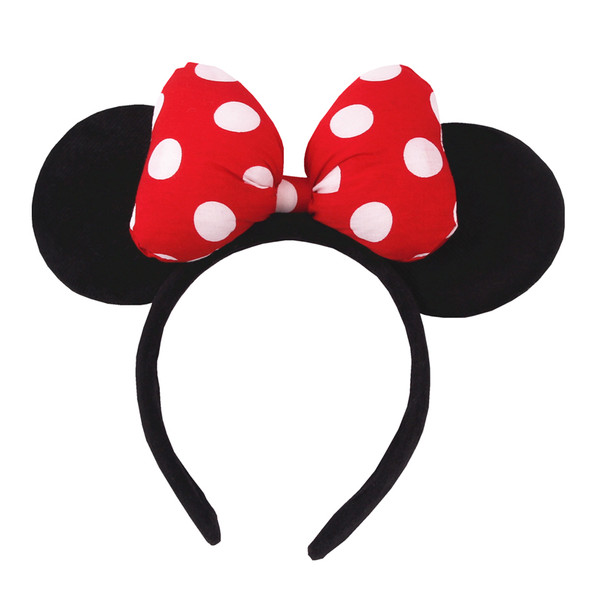 2023 Disney Mouse Ears Headband For Girls Adults 5''Polka Dot Bow Hairband Festival Party Travel DIY Hair Accessories