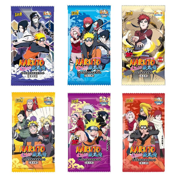 Naruto Random One Pack Anime Card Array Chapter Rare BP MR Cards Character Collection Carded Children's Toy Gift