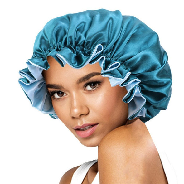 Women Satin Bonnet Night Sleep Hat Chemo Caps Hair Care Head Wrap Cover Adjust