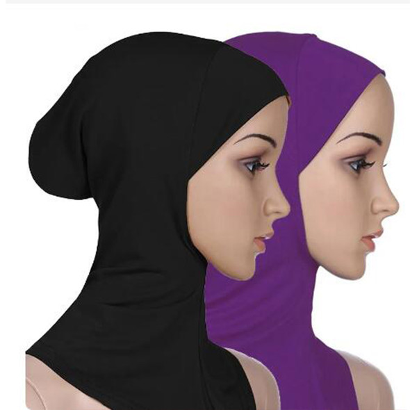 Muslim Women Inner Hijabs Caps Cotton Underscarf Head Cover Islamic Ninja Hijab Scarf Hat Turban Cap Bonnet Nightcaps