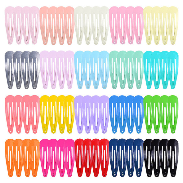 10pcs New Women Girls Cute Colorful Waterdrop Shape Hairpins Sweet Hair Clips Barrettes Slid Clip Fashion Hair Accessories