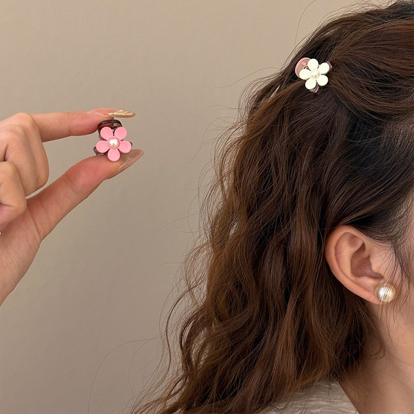 Mini Hair clip for women girl pin claw accessories flowers Crab popular catches trendy leading fashion cute korean kawaii sweets