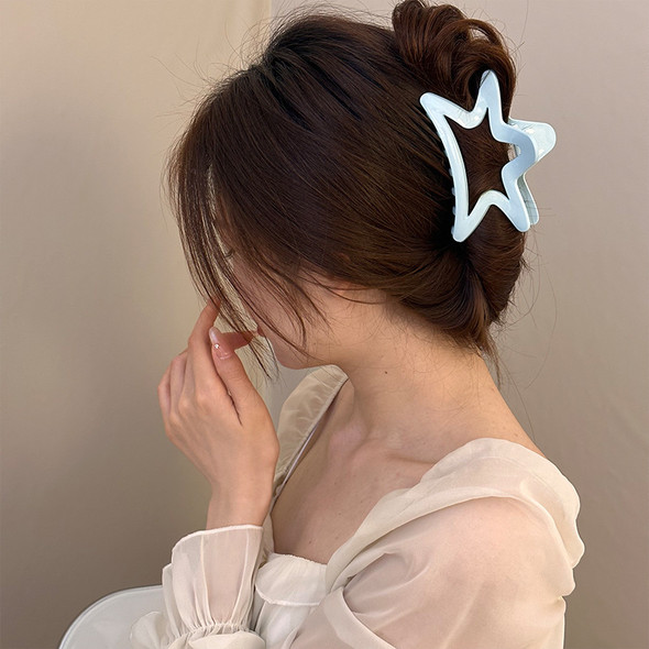 Hair claw pins and clip accessories for women girl bow star Crab vintage popular catches trendy leading fashion sweets large new