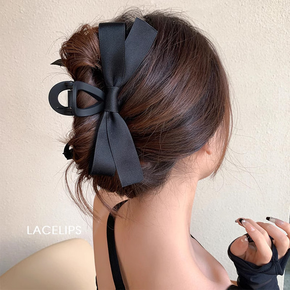 New Big Size Black Hair Claw Clip for Women Lady Elegant Hair Clip Claw Clamp Headwear Girls Women Hair Accessories