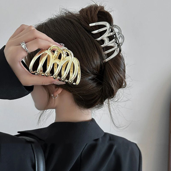 2023 Vintage Geometric Hair Clip Barrette Crab Korea Large Hair Claws Hairpins Hairgrip Headwear For Women Girl Hair Accessories