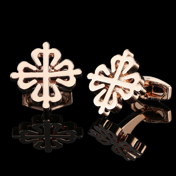 Quality Gold Color Cufflinks Chinese Knot Maple Leaves Crown Rudder Music French Shirt Cuffs Suit Accessories Wedding Jewelry