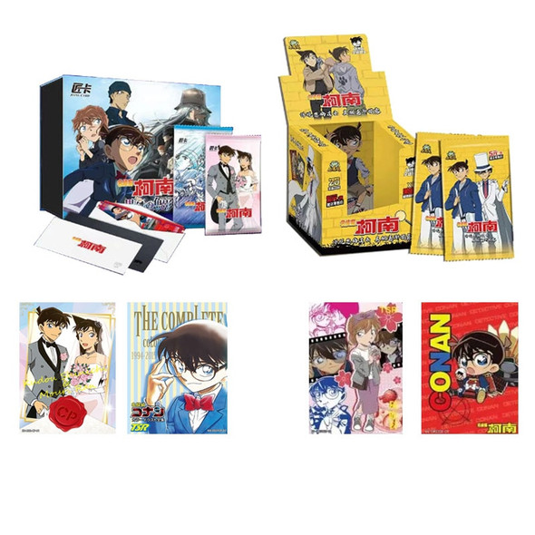 Detective Conan Box Collection Cards Pack Booster Rare Anime Playing Game Cards