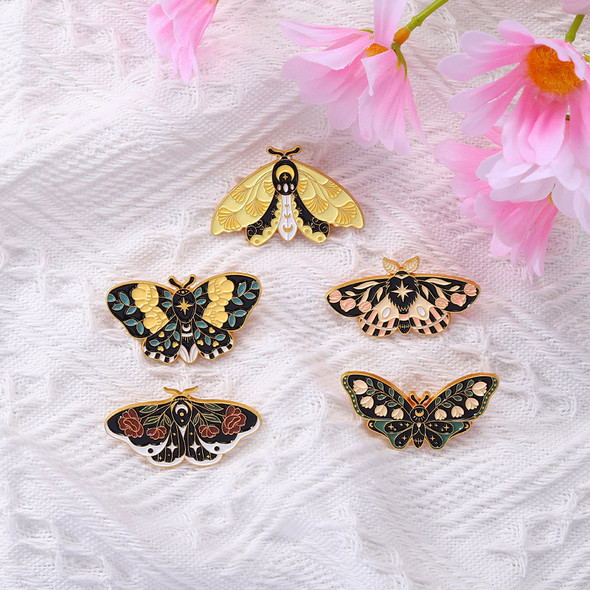 Butterfly Brooch Moth Brooch Animal Brooch Animals Insect Brooch Butterfly Pin Animal Pin Moth Pin Insect Badge Lapel Pins