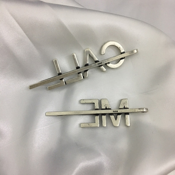 New Designer Brand Classic Letter Diamonds Hairpin Woman Luxury Jewelry Hair Accessories Trend
