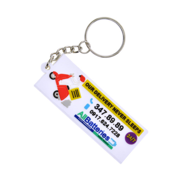 Custom Design 3D Soft PVC Keychain for Company Advertising Gift