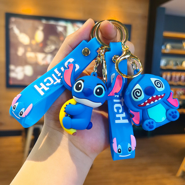New Cartoon Anime Disney Keychain Mickey Mouse Minnie Lilo & Stitch Doll Keyring Ornament Key Chain Car Pendant Kids Toys Gift New Cartoon Anime Disney Keychain Mickey Mouse Minnie Lilo & Stitch Doll Keyring Ornament Key Chain Car Pendant Kids Toys Gift