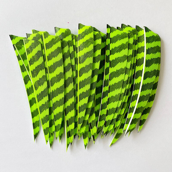 50 Pcs 4Inch IBOUNFOX Turkey Archery Arrow Feathers Wings for Wood
