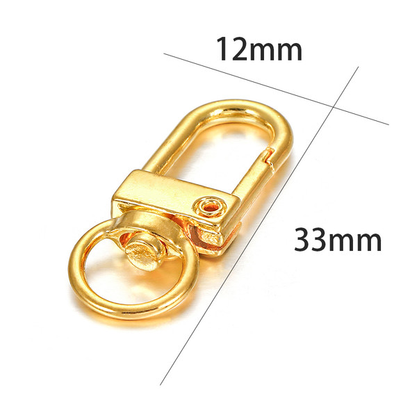 10Pcs Alloy Snap Lobster Clasp Hooks Keychain Findings for DIY Key Chain Necklace Bracelet Accessories Supplies Wholesale 10Pcs Alloy Snap Lobster Clasp Hooks Keychain Findings for DIY Key Chain Necklace Bracelet Accessories Supplies Wholesale
