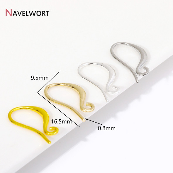 5Pairs/Lot 14K/18K Gold Plated Earring Hooks,Earwires,Earrings For Luxury Earrings,Earring Fixtures,Jewelry Making Accessories