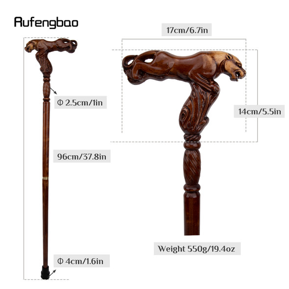 Leopard Brown Wooden Fashion Walking Stick Decorative Vampire Cospaly Party Wood Walking Cane Halloween Mace Wand Crosier 93cm Leopard Brown Wooden Fashion Walking Stick Decorative Vampire Cospaly Party Wood Walking Cane Halloween Mace Wand Crosier 93cm