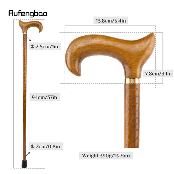 Yellow Wooden Single Joint Fashion Walking Stick Decorative Cospaly Party Walking Cane Halloween Mace Crutch Wand Crosier 94cm Yellow Wooden Single Joint Fashion Walking Stick Decorative Cospaly Party Walking Cane Halloween Mace Crutch Wand Crosier 94cm